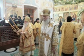 Председатель Синодального отдела по монастырям и монашеству возглавил торжества по случаю 25-летия возрождения Стефано-Махрищской обители