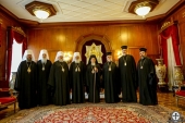 Члены Синода Украинской Православной Церкви встретились со Святейшим Патриархом Константинопольским Варфоломеем